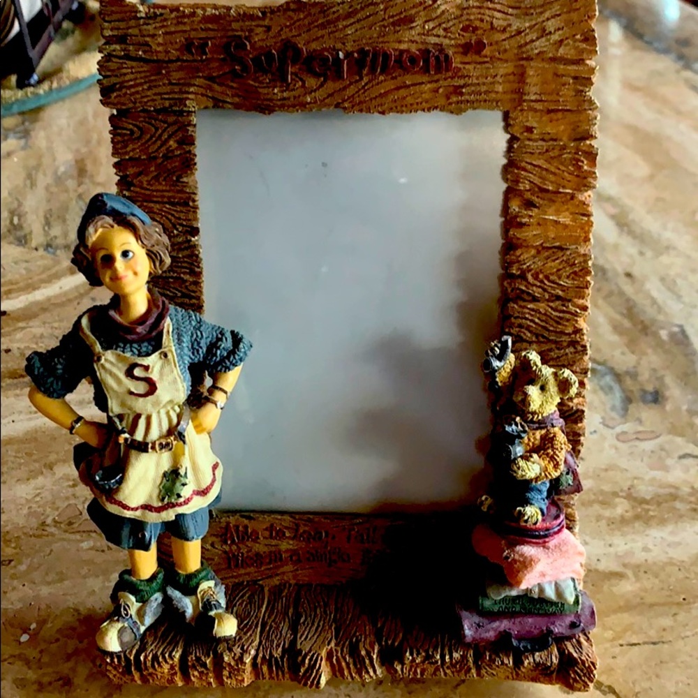 Boyds bear super mom frame third edition retired